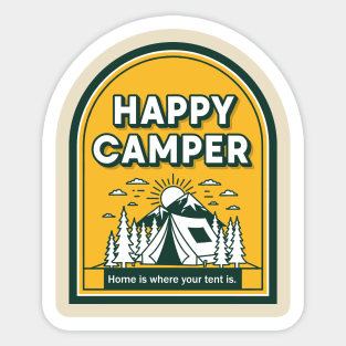 Happy Camper Adventure Sticker